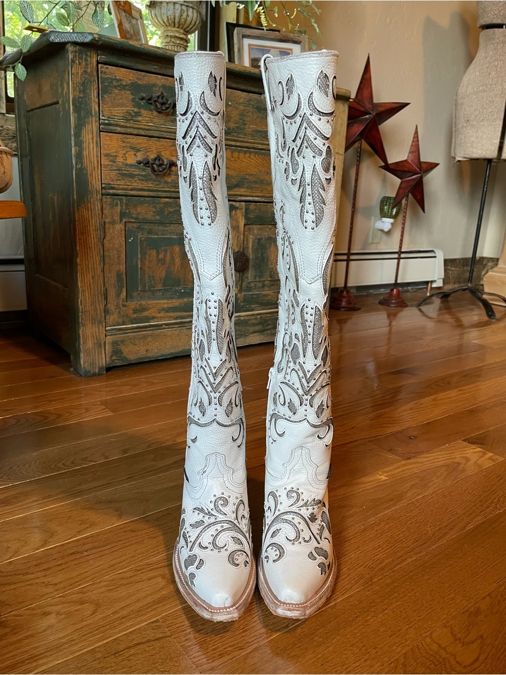 Rock ‘Em Over-The-Knee Cowboy Boots View 2